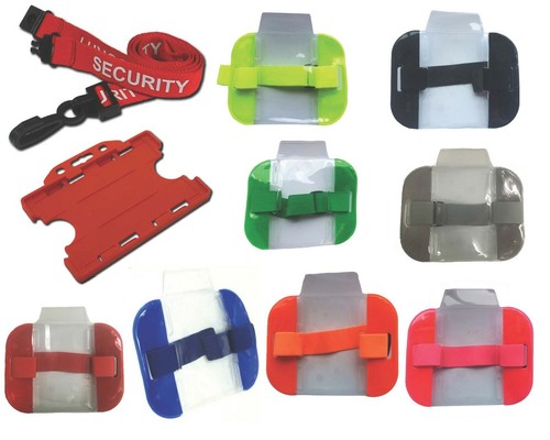 Security red lanyard - security,