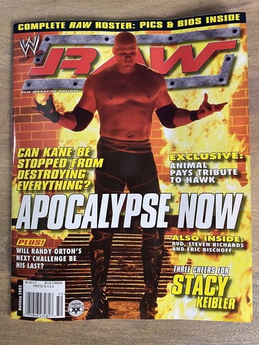 Wwe raw magazine holiday - raw,