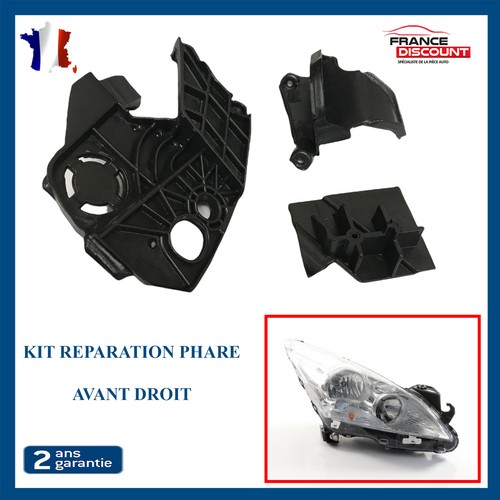 Right front headlight mounting - right,