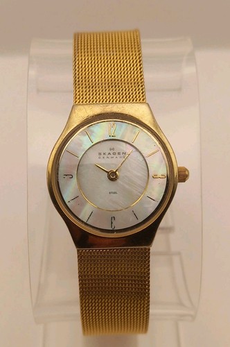 Skagen ladies gold tone - gold,