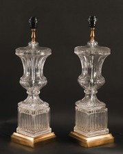 Vintage Pair of French Glass