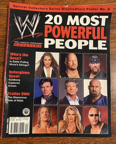 Wwe magazine december 2003 - magazine,