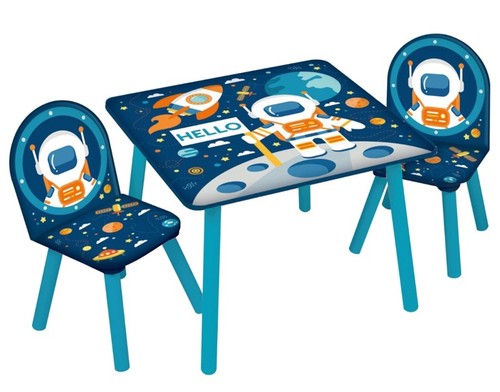 Kids wooden table 2 chairs - table,