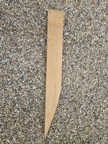 French oak plank - french, planed