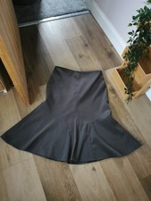 ***Damart***Ladies Kick Flare Brown Skirt Size 12