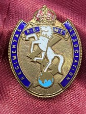 REME Regimental Association Enamel Lapel Badge KC Fattorini & Sons 