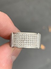 9ct Gold 33 Point Cluster Ring,9k 375 Large Heavy 8.9g