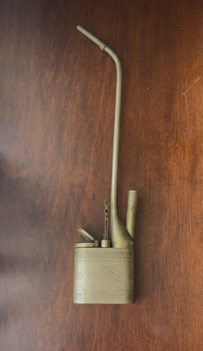 Antique brass etched oriental - etched,