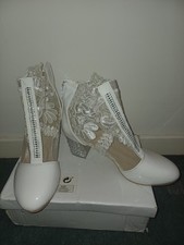 Women's White Floral Shoes UK