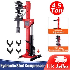 Heavy Duty Hydraulic Auto Coil Strut Spring Compressor 4.5 Ton Adjustable Height
