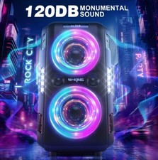 W-KING T9-PRO 250W Bluetooth Party Speaker – 120dB Sound, Deep Bass, Waterproof