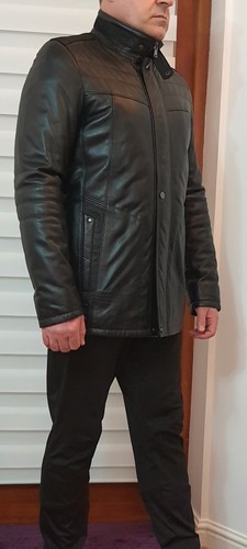 Real lambskin coat for men - lambskin,
