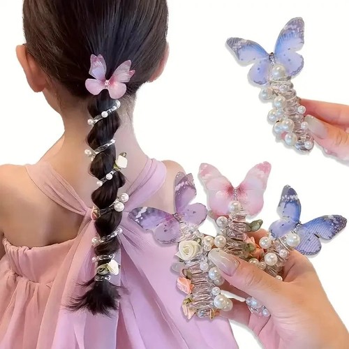 2pcs telephone wire hair bands - 2pcs,