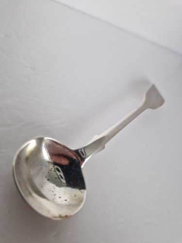 Sterling silver salt spoon - sterling,