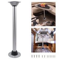 Flush Floor Table Leg Stand Kit Twist Lock Pedestal Marine Camper Motorhome Boat