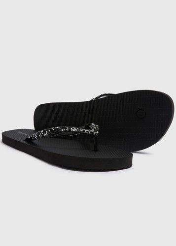 Matalan black diamante flip - diamante,
