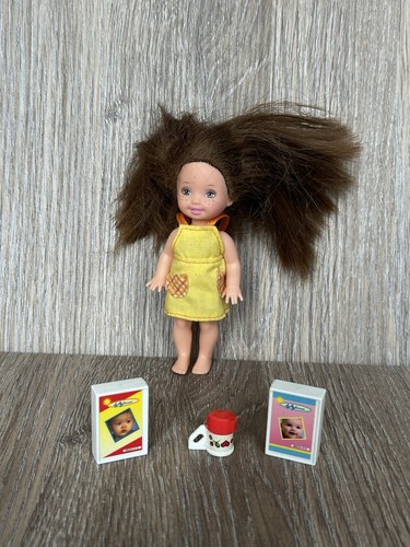 Vintage barbie eating fun - barbie,