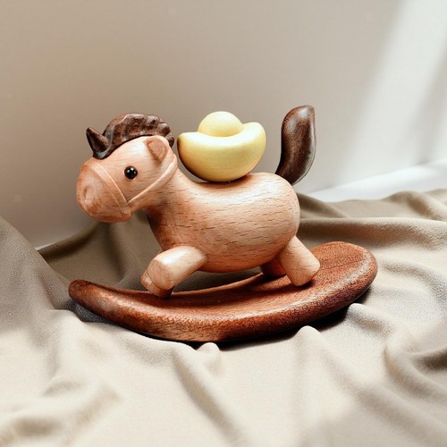 Wooden miniature horse - wooden,