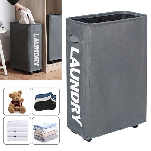 Laundry basket rolling slim - laundry,