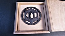 Japanese Tsuba Iron Ground