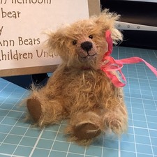 Miniature teddy bear Making KIT For 3.5” Traditional Mohair Jointed Bear Peanut