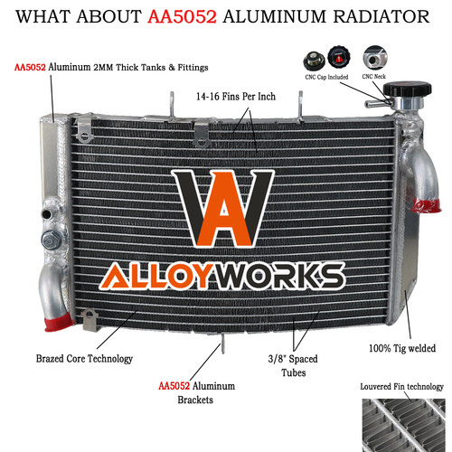 Aluminium radiator for - aluminium,