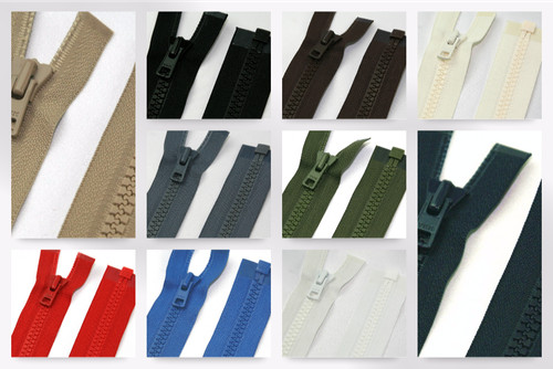 Ykk vislon open end chunky - vislon,