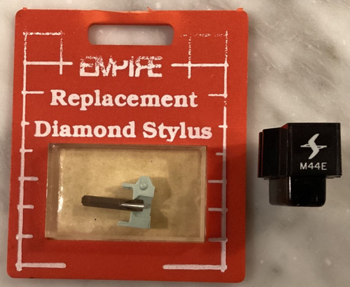 Shure m44e cartridge and new - shure,