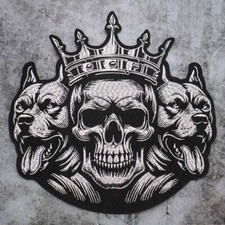 Gothic Crown Skull Patch