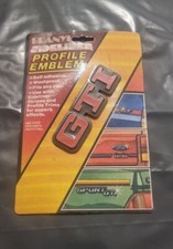 Retro Red GTI Branyl Car Badge