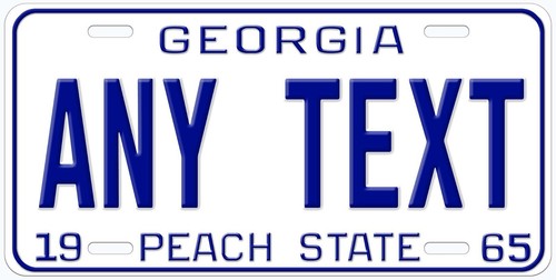 Georgia 1965 personalized - georgia,