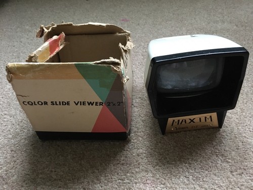 Vintage maxim colour slide - maxim,