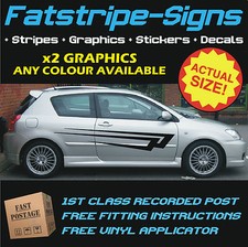 to fit TOYOTA COROLLA CAR VINYL GRAPHICS STICKERS STRIPES DECALS TRD 1.4