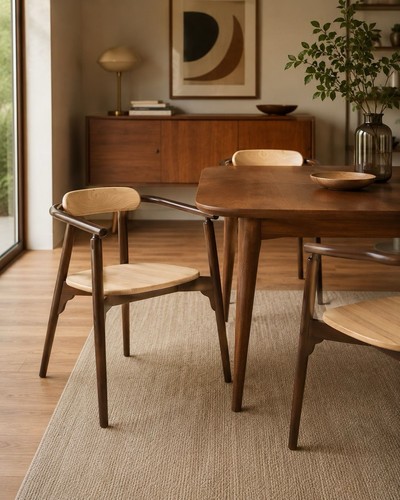 Pair solid wood dining - wood,