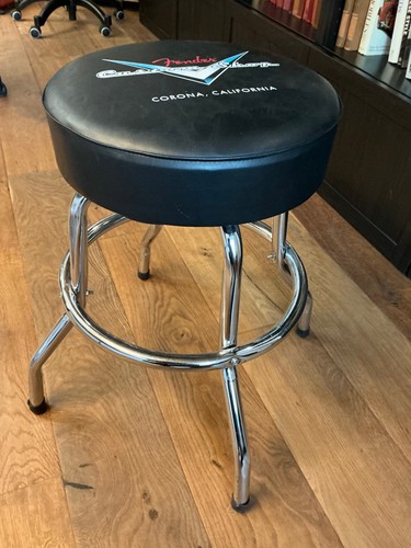 Fender chrome music stool
