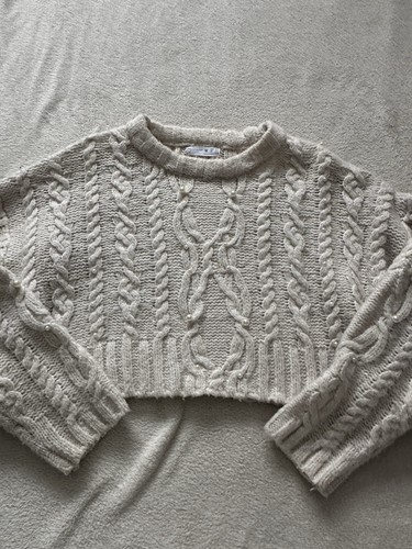 Primark cream pearl cropped - cream,