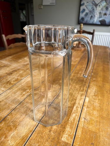 Large glass jug vase - large, tall