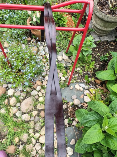 Jeffries leather brown - leather, 48"