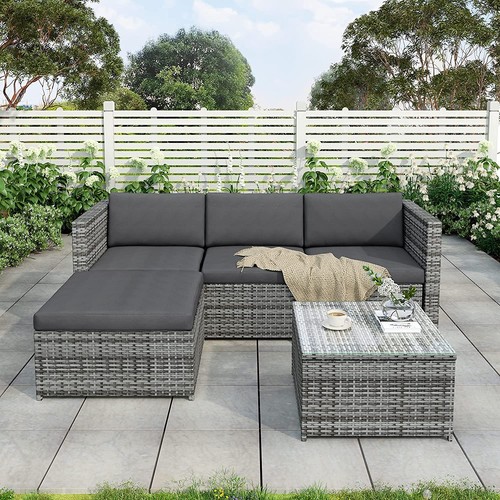 Piece rattan garden - 3,