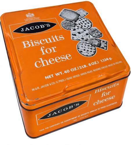 Vintage jacob biscuit tin - vintage, jacob’s