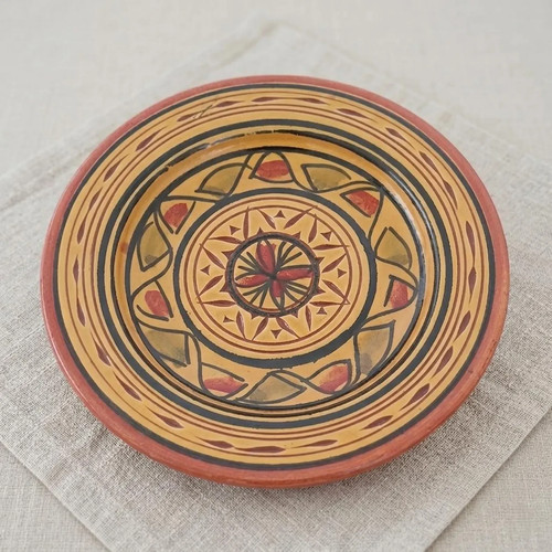 Hand painted moroccan safi - hand-painted,