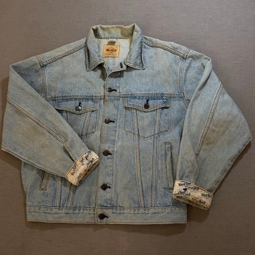 Vintage hard rock cafe denim - vintage,
