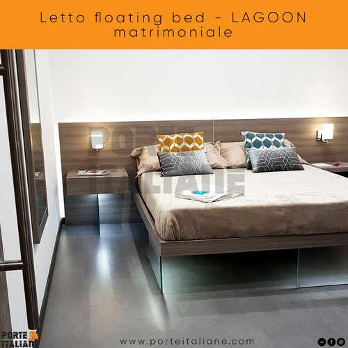 Floating bed lagoon double - bed,