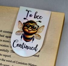 Bee Magnetic Bookmark | Laminated | Gift | Book | Men | Women | Reader Page Clip