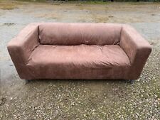 Ikea Klippan sofa. Currently Has Brown Cover On But Is Grey. 3 Available