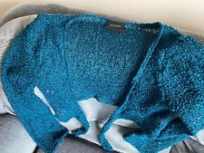 Jade green sequinned bolero/shrug size 10