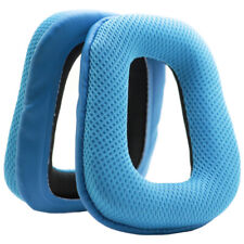 Ear Pads for Logitech G35 G930 F430 F450 with Memory Foam Protein Leather (Blue)