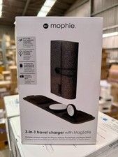 APPLE MOPHIE 3-IN-1 WIRELESS MAGSAFE TRAVEL CHARGER IPHONE WATCH 15W QI ORIGINAL