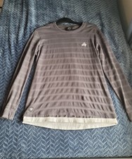 Men's Grey Long Sleeve T-Shirt Bee Inspired Size XL