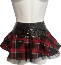 Vintage Lip Service Red Plaid